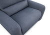 Cindy Crawford Home Kailyn 54" Fabric Power Reclining Chair with Power Headrest - Indigo | Fauteuil à inclinaison électrique Kaia de Cindy Crawford Home de 54 po en tissu avec appuie-tête électrique - indigo