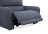 Cindy Crawford Home Kailyn 54" Fabric Power Reclining Chair with Power Headrest - Indigo | Fauteuil à inclinaison électrique Kaia de Cindy Crawford Home de 54 po en tissu avec appuie-tête électrique - indigo