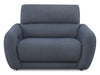 Cindy Crawford Home Kailyn 54" Fabric Power Reclining Chair with Power Headrest - Indigo | Fauteuil à inclinaison électrique Kaia de Cindy Crawford Home de 54 po en tissu avec appuie-tête électrique - indigo