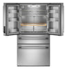 KitchenAid 30 Cu. Ft. French Door Refrigerator - PrintShield Stainless Steel - KRMF336SPS  | Réfrigérateur KitchenAid de 30 pi³ à portes françaises - acier inoxydable PrintShield - KRMF336SPS