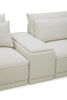 Palisade 6-Piece Fabric Sectional with Flip Top Storage Console and Accent Pillows - Sand | Sofa sectionnel Palisade de 6 pièces en tissu avec console de rangement à dessus relevable et coussins décoratifs - sable