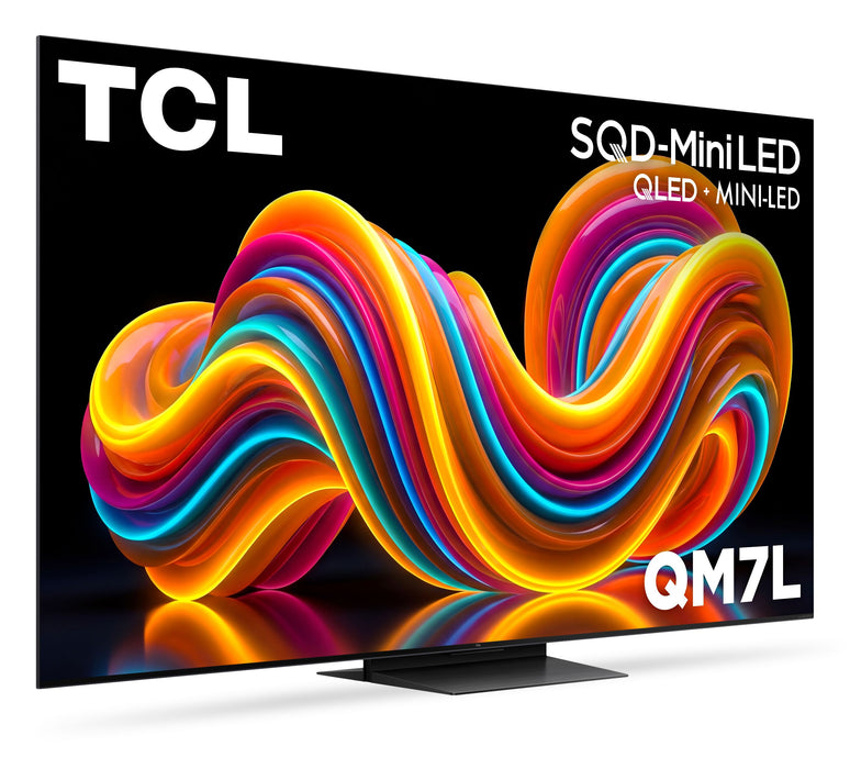 TCL 65\" QM7L QD Mini-LED 4K UHD Smart Google TV (65QM7L) - 2026 Model