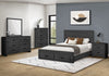 Soren 6pc Bedroom Set with Storage Bed, Dresser, Mirror & Nightstand, Graphite Grey - Queen Size | Ensemble de chambre à coucher Soren 6 pièces avec lit de rangement, commode, miroir et table de nuit, gris graphite - format grand lit