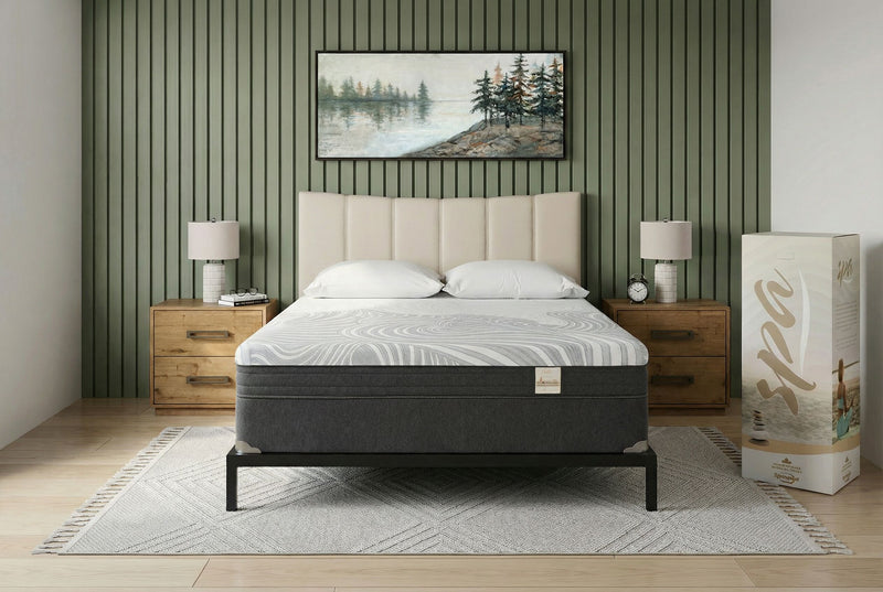 Springwall Spa 8 Firm Smooth Top California King Mattress in a Box