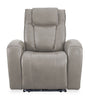 Shaquille O’Neal Home Titan 42" Genuine Leather Power Reclining Chair with Shaq-o-pedic Comfort – Slate | Fauteuil à inclinaison électrique Titan de Shaquille O’Neal Home de 42 po en cuir véritable avec confort Shaq-o-pedic - ardoise