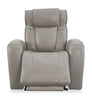 Shaquille O’Neal Home Titan 42" Genuine Leather Power Reclining Chair with Shaq-o-pedic Comfort – Slate | Fauteuil à inclinaison électrique Titan de Shaquille O’Neal Home de 42 po en cuir véritable avec confort Shaq-o-pedic - ardoise
