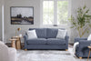 Finesse 81" Contemporary Chenille Fabric Sofa - Flint | Sofa contemporain Finesse de 81 po en tissu de chenille - silex