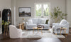 Finesse 37" Contemporary Chenille Fabric Chair - Rain  | Fauteuil contemporain Finesse de 37 po en tissu de chenille - rain
