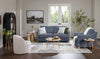 Finesse 81" Contemporary Chenille Fabric Sofa - Flint | Sofa contemporain Finesse de 81 po en tissu de chenille - silex