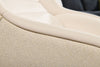 LG 29.6" Leather-Look Fabric Reclining Massage Chair with Matching Ottoman - Beige | Fauteuil de massage inclinable LG de 29,6 po en tissu d’apparence cuir avec pouf assorti - beige