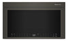 KitchenAid Multifunction Smart Flush Mount Over-the-Range Microwave Oven - Black Ore - YKMMF530PBE | Four à micro-ondes à hotte intégrée intelligent multifonctionnel KitchenAid à installation affleurée - minerai noir - YKMMF530PBE