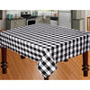 Tablecloth 60" Round White Buffalo|Nappe de 60 po à point à carreaux blanc