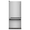 KitchenAid 30" 19 Cu. Ft. Standard-Depth Bottom Mount Refrigerator - KRBL130SPS | Réfrigérateur KitchenAid de 19 pi³ et de 30 po de profondeur standard à congélateur inférieur - KRBL130SPS