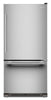 Kitchenaid 33" 22 Cu. Ft. Bottom Mount Refrigerator – PrintShield Stainless - KRBR133SPS | Réfrigérateur KitchenAid de 22 pi³ et de 33 po à congélateur inférieur - acier inoxydable PrintShieldMC - KRBR133SPS