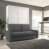Bestar Pur Queen Murphy Bed with Sofa - White|Grand lit escamotable Pur de Bestar avec sofa - blanc