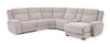 Shaquille O’Neal Home Legacy 6-Piece Right-Facing Power Reclining Sectional with Shaq-o-pedic Comfort - Grey  | Sofa sectionnel de droite à inclinaison électrique Legacy de Shaquille O’Neal Home 6 pièces avec confort Shaq-o-pedi - gris