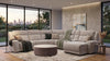 Shaquille O’Neal Home Legacy 6-Piece Right-Facing Power Reclining Sectional with Shaq-o-pedic Comfort - Grey  | Sofa sectionnel de droite à inclinaison électrique Legacy de Shaquille O’Neal Home 6 pièces avec confort Shaq-o-pedi - gris