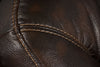 Leo 5-Piece Leather-Look Fabric Reclining Sectional with Storage Console and Dual Cupholders - Walnut Brown | Sofa sectionnel inclinable Leo 5 pièces en tissu d’apparence cuir avec console