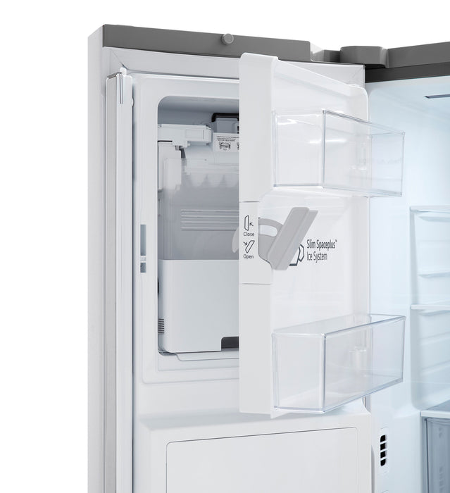 LG 36\" 26 Cu. Ft. Counter-Depth French Door Refrigerator – Stainless Steel - LF26WCH62S