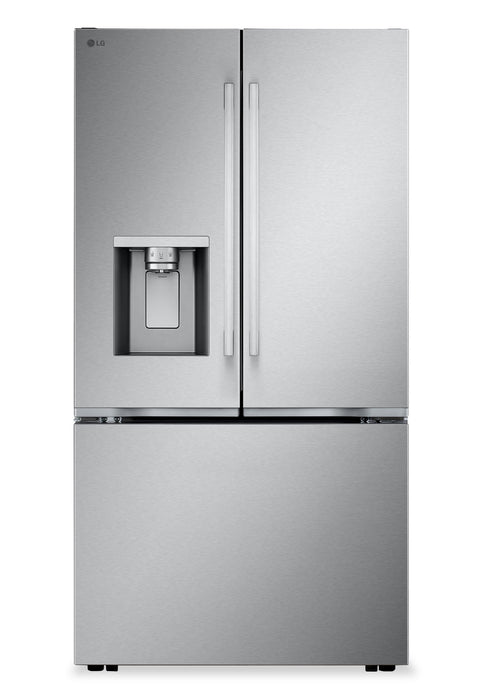 LG 36\" 26 Cu. Ft. Counter-Depth French Door Refrigerator – Stainless Steel - LF26WCH62S