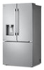 LG 36" 31 Cu. Ft. Standard-Depth MAX® French 3-Door Refrigerator - LF31WSH63S | Réfrigérateur à 3 portes LG de 31 pi3 et de 36 po à portes françaises de profondeur standard MAXMD - LF31WSH63S