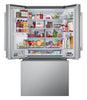 LG 36" 31 Cu. Ft. Standard-Depth MAX® French 3-Door Refrigerator - LF31WSH63S | Réfrigérateur à 3 portes LG de 31 pi3 et de 36 po à portes françaises de profondeur standard MAXMD - LF31WSH63S