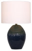 Kort & Co. Penelope 24" Blue Ceramic Table Lamp | Lampe de table Penelope de Kort & Co. de 24 po en céramique bleue
