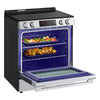 LG 30" 6.3 Cu. Ft. Electric Range with Self Clean - 	Printproof Stainless Steel - LSEL6331XE | Cuisinière électrique LG de 6,3 pi3 et de 30 po avec autonettoyage - acier inoxydable PrintProofMC - LSEL6331XE
