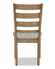 Maple Dining Chair, Ladder Back - Natural | Chaise de salle à manger Maple avec dossier en échelle - naturelle | MAPLCDSC