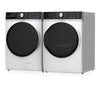 Midea 5.2 Cu. Ft. Front Load Washer and 8.0 Cu. Ft. Tumble Dryer with Steam Care – White | Laveuse à chargement frontal de 5,2 pi3 et sécheuse de 8,0 pi3 avec culbutage et Steam Care de Midea - blanches | MIFL52S7