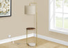67" Brass Metal Floor Lamp with USB Port|Lampe à pied de 67 po en métal laiton avec port USB