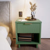 Manhattan Comfort Granville Modern Nightstand with Full Extension Drawer - Sage Green | Table de nuit moderne Granville de Manhattan Comfort avec 1 tiroir à extension complète - vert sauge
