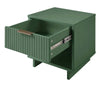 Manhattan Comfort Granville Modern Nightstand with Full Extension Drawer - Sage Green | Table de nuit moderne Granville de Manhattan Comfort avec 1 tiroir à extension complète - vert sauge
