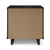 Manhattan Comfort Granville Modern Nightstand with 2 Full Extension Drawers - Black |Table de nuit moderne Granville de Manhattan Comfort avec 2 tiroirs à extension complète - noir