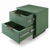 Manhattan Comfort Granville Modern Nightstand with 2 Full Extension Drawers - Sage Green|Table de nuit moderne Granville de Manhattan Comfort avec 2 tiroirs à extension complète - vert sauge