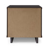 Manhattan Comfort Granville Modern Nightstand with 2 Full Extension Drawers - Charcoal Grey|Table de nuit moderne Granville de Manhattan Comfort avec 2 tiroir à extension complète - gris charbon