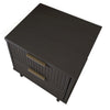 Manhattan Comfort Granville Modern Nightstand with 2 Full Extension Drawers - Charcoal Grey|Table de nuit moderne Granville de Manhattan Comfort avec 2 tiroir à extension complète - gris charbon