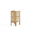 Manhattan Comfort Versailles End Table - Natural Cane|Table de bout Versailles de Manhattan Comfort - canne naturelle