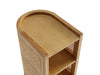 Manhattan Comfort Versailles End Table - Natural Cane|Table de bout Versailles de Manhattan Comfort - canne naturelle