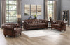 Hydeline Brixton Leather Sofa - Brown|Sofa Brixton de Hydeline en cuir - brun