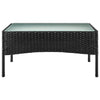 Manhattan Comfort Imperia Steel Rattan 4-Piece Patio Conversation Set with Cushions - Grey|Ensemble de conversation Imperia de Manhattan Comfort 4 pièces en acier et en rotin avec coussins pour la terrasse - gris