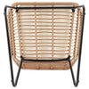 Manhattan Comfort Antibes 2.0 Steel Rattan 4-Piece Patio Conversation Set - Cream|Ensemble de conversation Antibes 2.0 de Manhattan Comfort 4 pièces en acier et en rotin pour la terrasse - crème