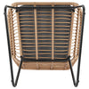 Manhattan Comfort Antibes 2.0 Steel Rattan 4-Piece Patio Conversation Set - Grey|Ensemble de conversation Antibes 2.0 de Manhattan Comfort 4 pièces en acier et en rotin pour la terrasse - gris