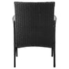 Manhattan Comfort Imperia Steel Rattan 3-Piece Patio Conversation Set - Cream|Ensemble de conversation Imperia de Manhattan Comfort 3 pièces en acier et en rotin pour la terrasse - crème
