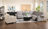Shaquille O’Neal Home Prestige 6-Piece Sectional with Power Reclining – Grey | Sofa sectionnel Prestige de Shaquille O’Neal Home 6 pièces avec inclinaison électrique - gris