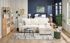 Pocket 2-piece Right-facing Linen-Look Fabric Sleeper Sectional with Storage - Beige | Sofa-lit sectionnel de droite Pocket 2 pièces en tissu d’apparence lin avec rangement - beige