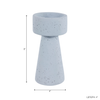 8” Taper and Pillar Candle Holder – Blue  | Bougeoir de 8 po pour bougies fines et chandelles piliers - bleu