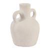 6.5” Contemporary Boho Bud Vase – Ivory  | Vase à fleurs contemporain Boho de 6,5 po en céramique - ivoire