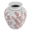 13” Ceramic Chinoiserie Cherry Blossom Vase – Pink  | Vase à fleurs de cerisier Chinoiserie de 13 po en céramique - rose