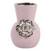 9” Ceramic Blush Flower Vase – Pink  | Vase à fleurs Blush de 9 po en céramique - rose